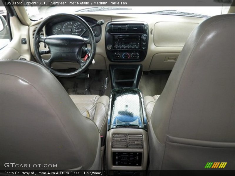 Evergreen Frost Metallic / Medium Prairie Tan 1998 Ford Explorer XLT