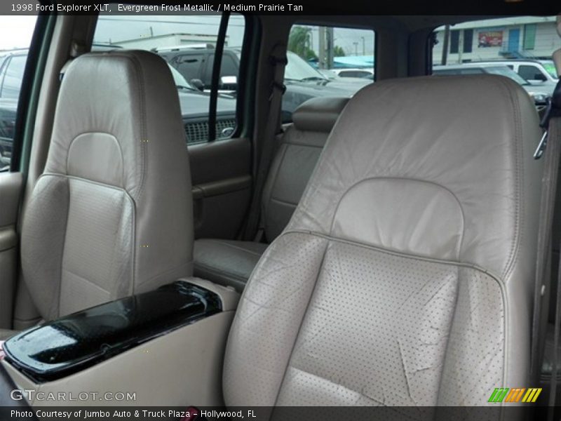Evergreen Frost Metallic / Medium Prairie Tan 1998 Ford Explorer XLT