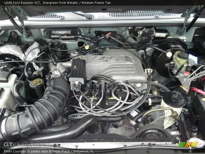 Evergreen Frost Metallic / Medium Prairie Tan 1998 Ford Explorer XLT