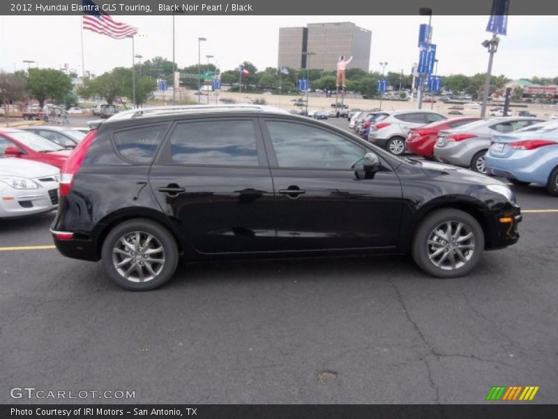 Black Noir Pearl / Black 2012 Hyundai Elantra GLS Touring