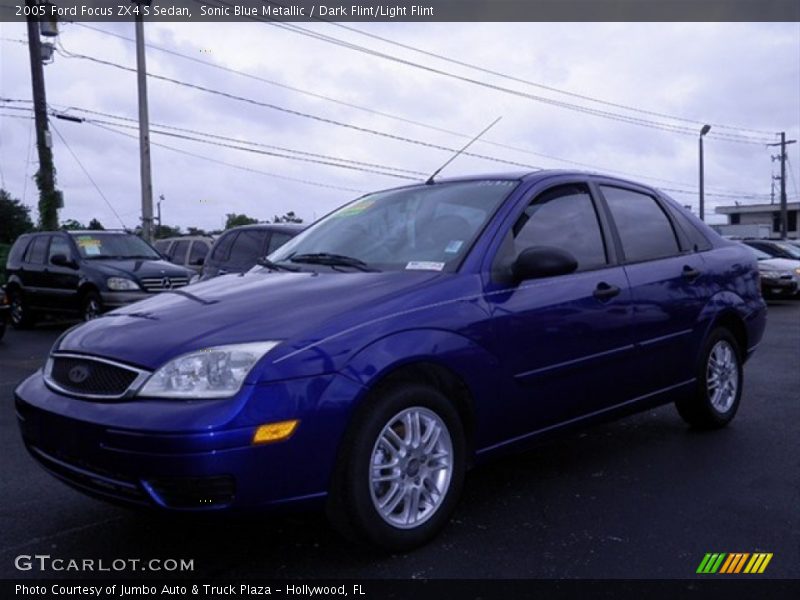 Sonic Blue Metallic / Dark Flint/Light Flint 2005 Ford Focus ZX4 S Sedan