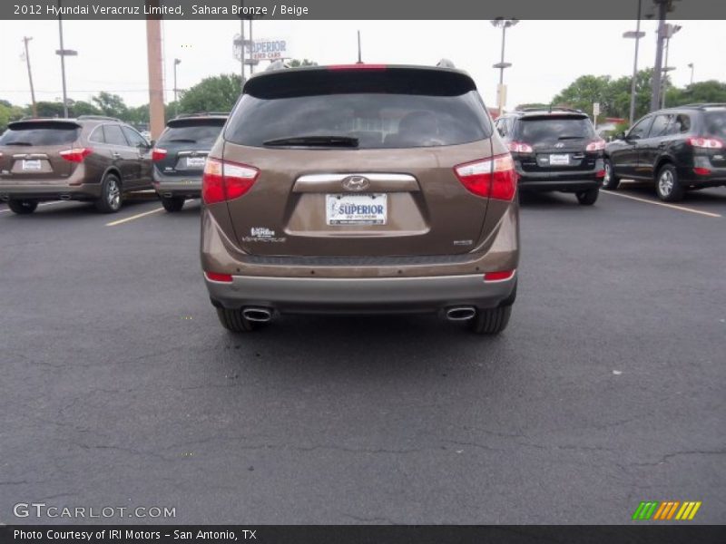 Sahara Bronze / Beige 2012 Hyundai Veracruz Limited