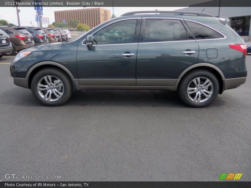 Boulder Gray / Black 2012 Hyundai Veracruz Limited