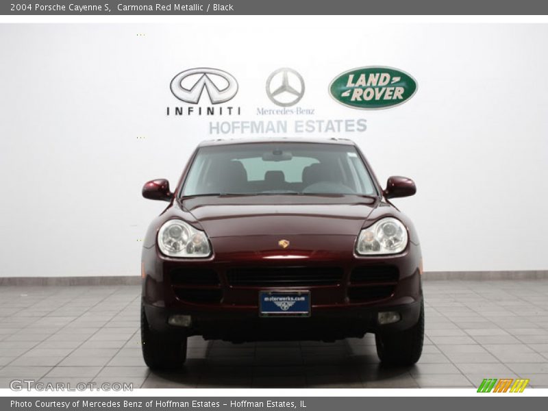 Carmona Red Metallic / Black 2004 Porsche Cayenne S