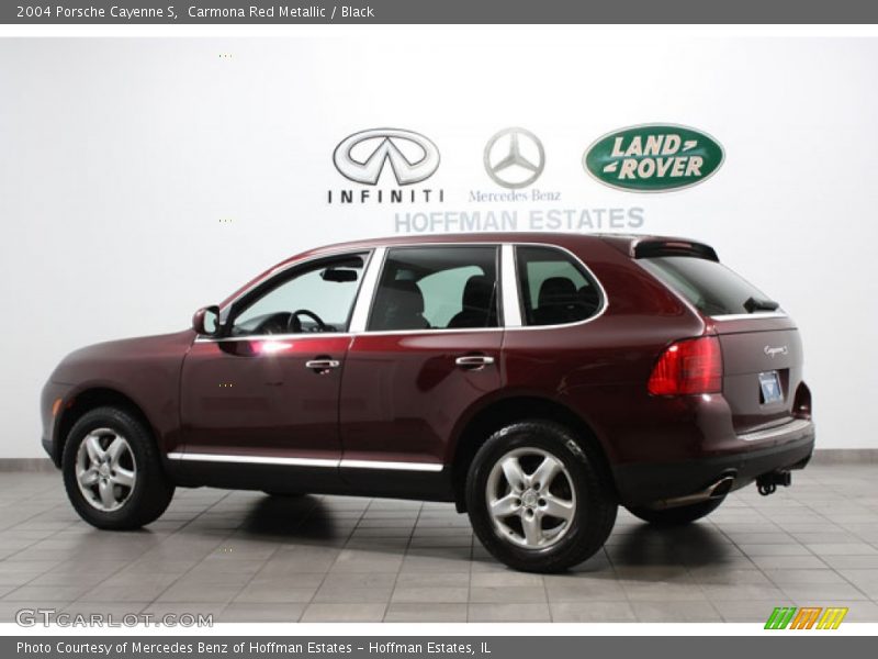Carmona Red Metallic / Black 2004 Porsche Cayenne S