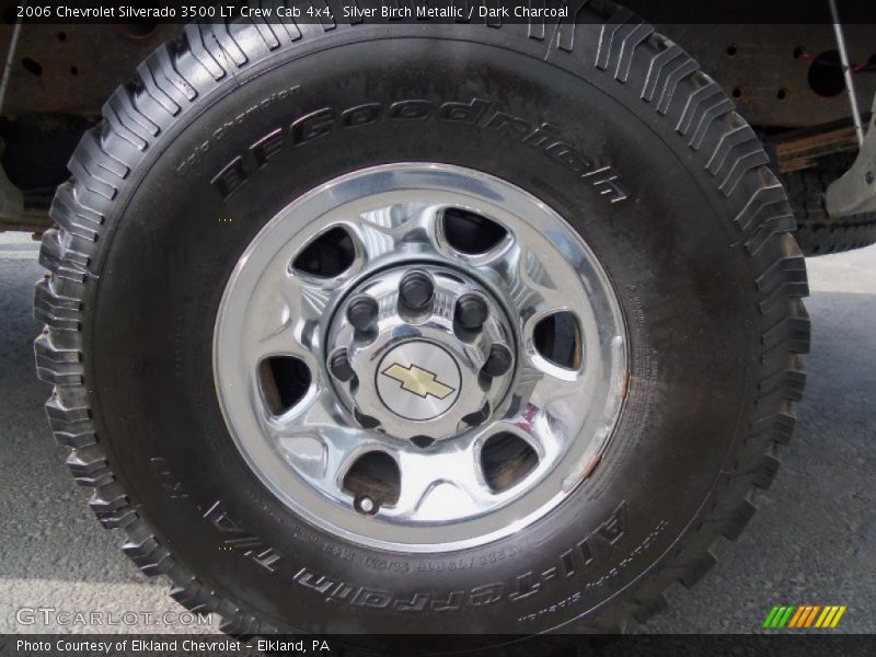 Silver Birch Metallic / Dark Charcoal 2006 Chevrolet Silverado 3500 LT Crew Cab 4x4