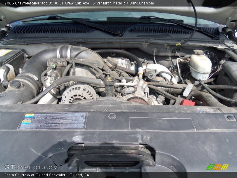 Silver Birch Metallic / Dark Charcoal 2006 Chevrolet Silverado 3500 LT Crew Cab 4x4