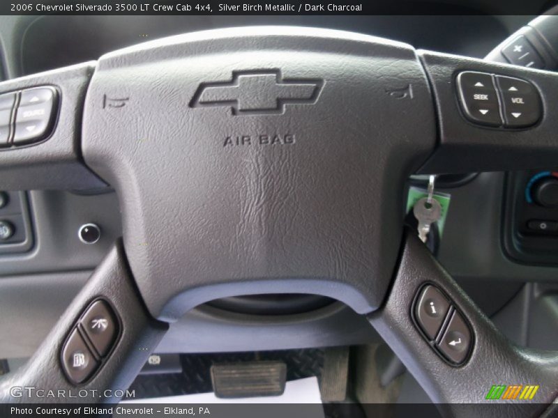 Silver Birch Metallic / Dark Charcoal 2006 Chevrolet Silverado 3500 LT Crew Cab 4x4