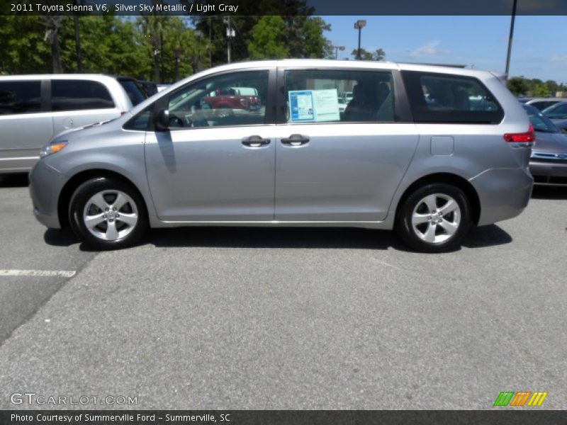 Silver Sky Metallic / Light Gray 2011 Toyota Sienna V6