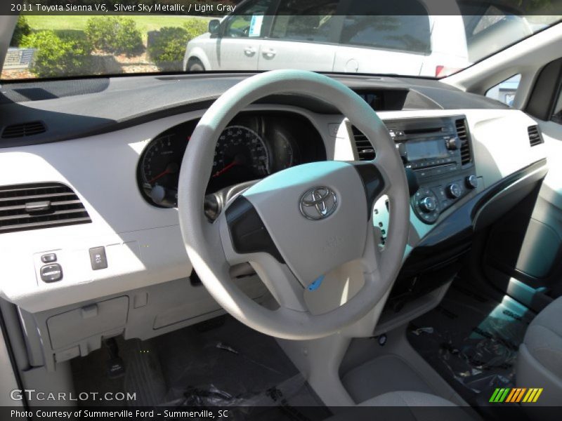 Silver Sky Metallic / Light Gray 2011 Toyota Sienna V6