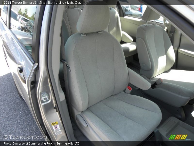 Silver Sky Metallic / Light Gray 2011 Toyota Sienna V6