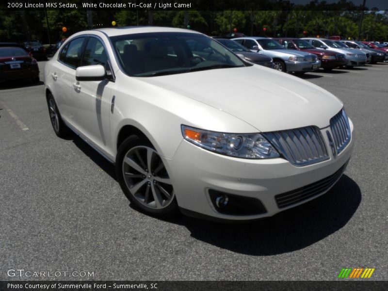 White Chocolate Tri-Coat / Light Camel 2009 Lincoln MKS Sedan