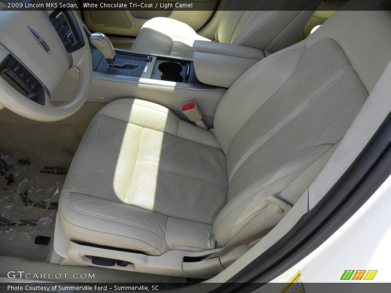 White Chocolate Tri-Coat / Light Camel 2009 Lincoln MKS Sedan