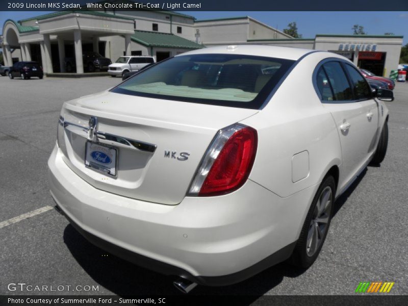 White Chocolate Tri-Coat / Light Camel 2009 Lincoln MKS Sedan