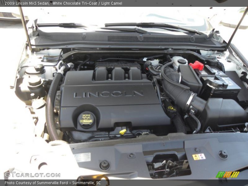 White Chocolate Tri-Coat / Light Camel 2009 Lincoln MKS Sedan
