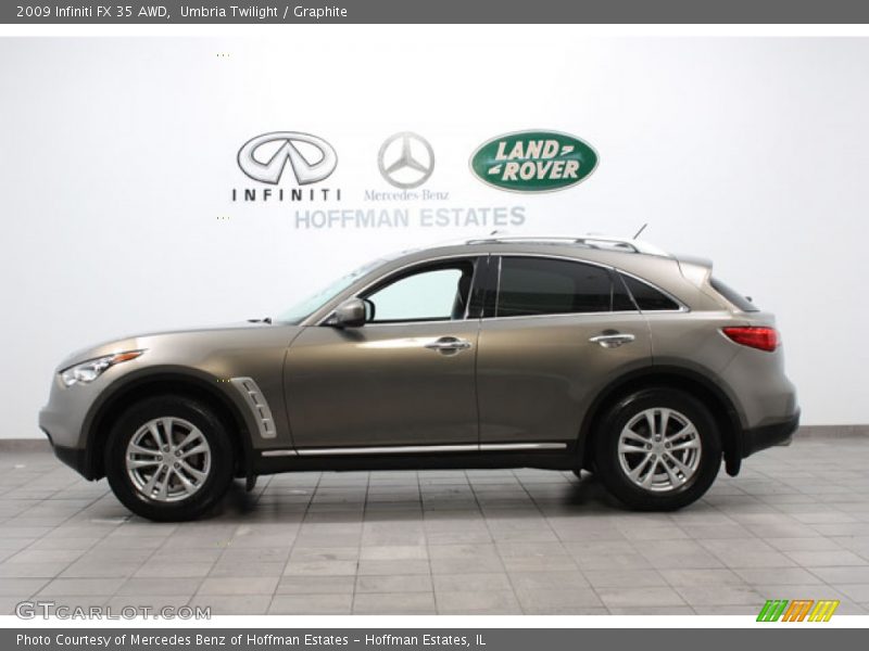 Umbria Twilight / Graphite 2009 Infiniti FX 35 AWD
