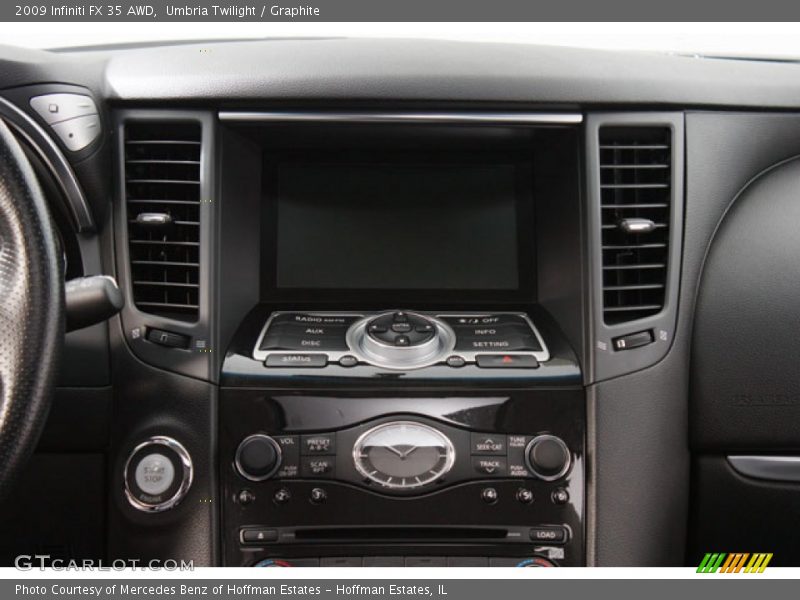 Controls of 2009 FX 35 AWD