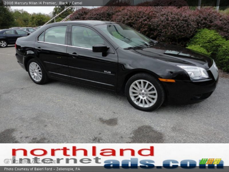 Black / Camel 2008 Mercury Milan I4 Premier