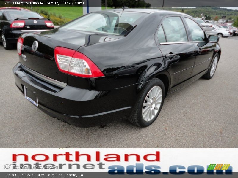Black / Camel 2008 Mercury Milan I4 Premier