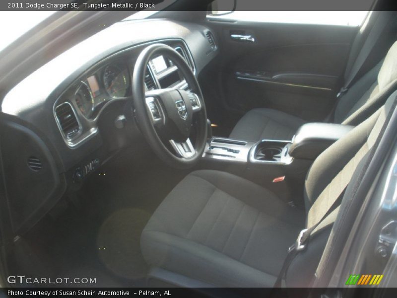 Tungsten Metallic / Black 2011 Dodge Charger SE