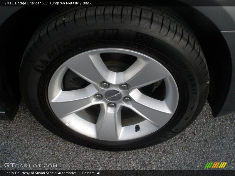 Tungsten Metallic / Black 2011 Dodge Charger SE
