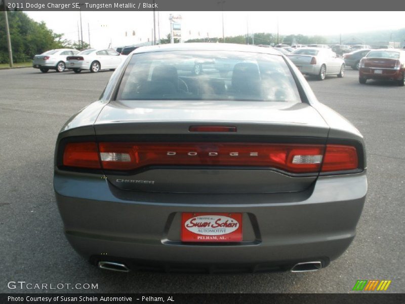 Tungsten Metallic / Black 2011 Dodge Charger SE