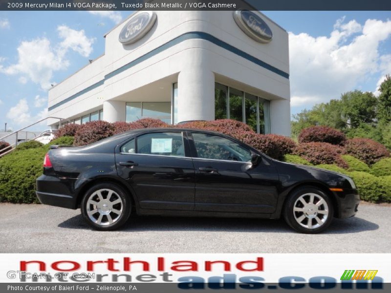 Tuxedo Black Metallic / VOGA Cashmere 2009 Mercury Milan I4 VOGA Package