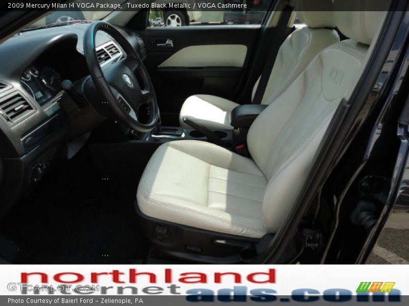 Tuxedo Black Metallic / VOGA Cashmere 2009 Mercury Milan I4 VOGA Package