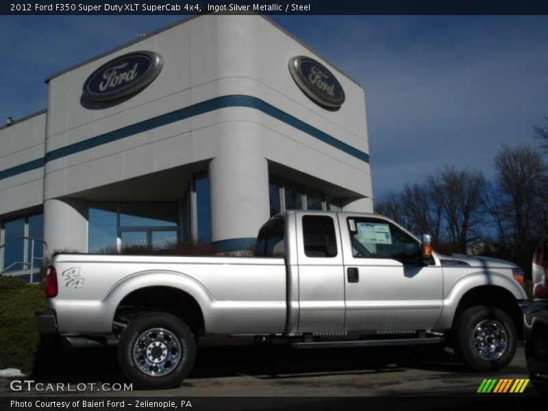 Ingot Silver Metallic / Steel 2012 Ford F350 Super Duty XLT SuperCab 4x4