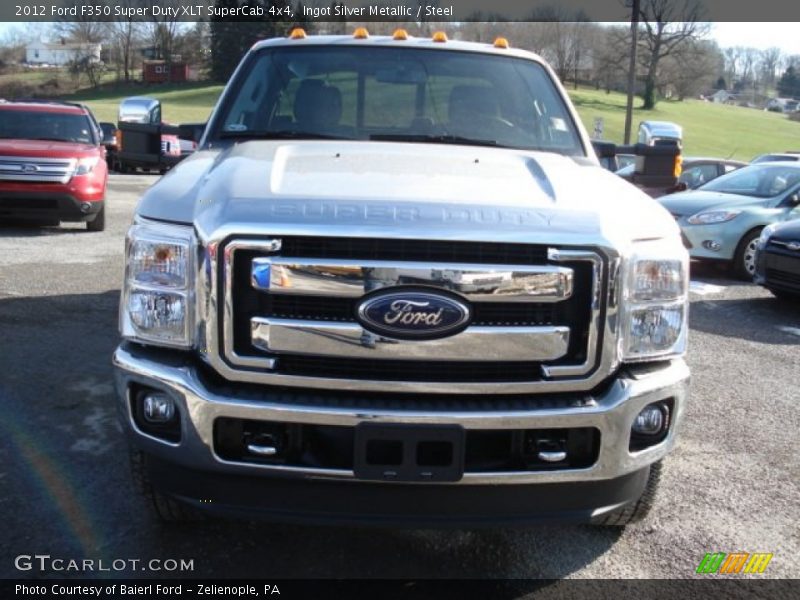 Ingot Silver Metallic / Steel 2012 Ford F350 Super Duty XLT SuperCab 4x4