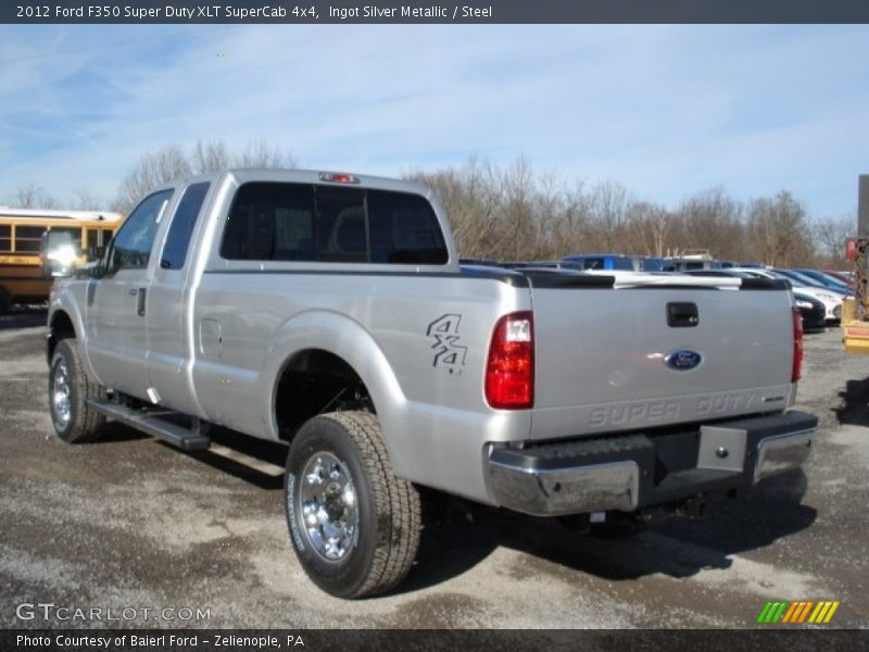 Ingot Silver Metallic / Steel 2012 Ford F350 Super Duty XLT SuperCab 4x4