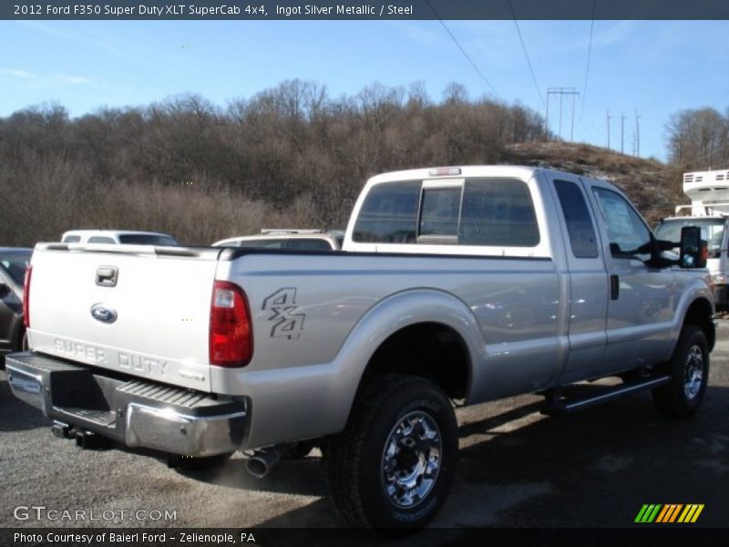 Ingot Silver Metallic / Steel 2012 Ford F350 Super Duty XLT SuperCab 4x4