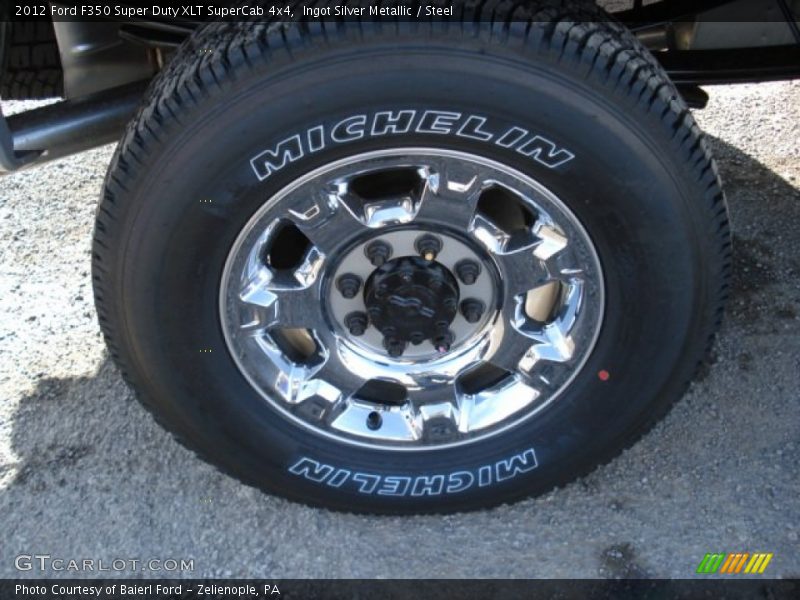 Ingot Silver Metallic / Steel 2012 Ford F350 Super Duty XLT SuperCab 4x4