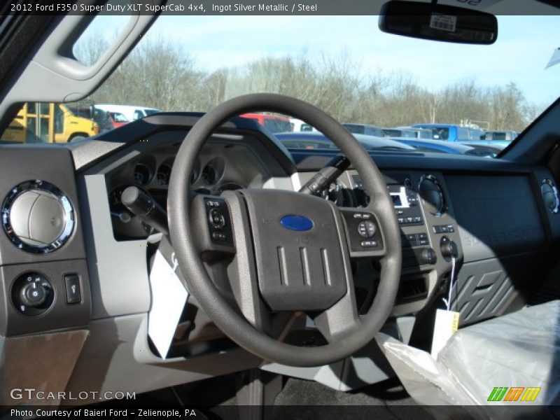 Ingot Silver Metallic / Steel 2012 Ford F350 Super Duty XLT SuperCab 4x4