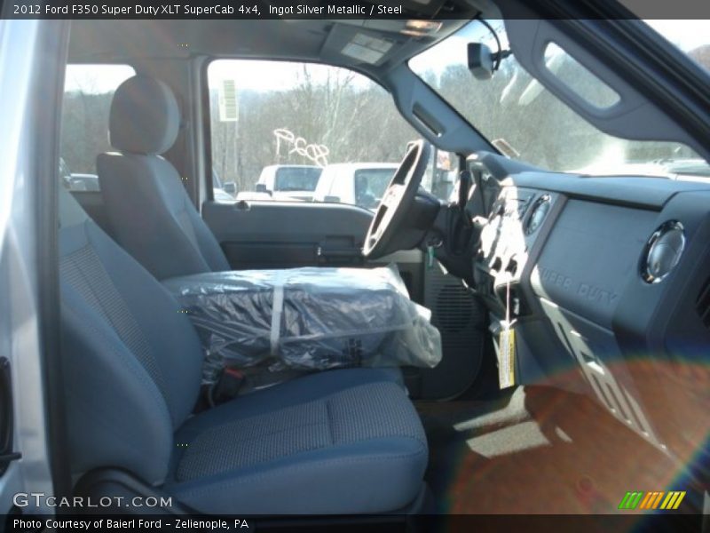 Ingot Silver Metallic / Steel 2012 Ford F350 Super Duty XLT SuperCab 4x4