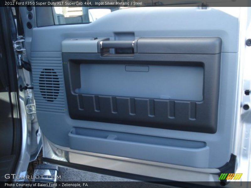 Ingot Silver Metallic / Steel 2012 Ford F350 Super Duty XLT SuperCab 4x4