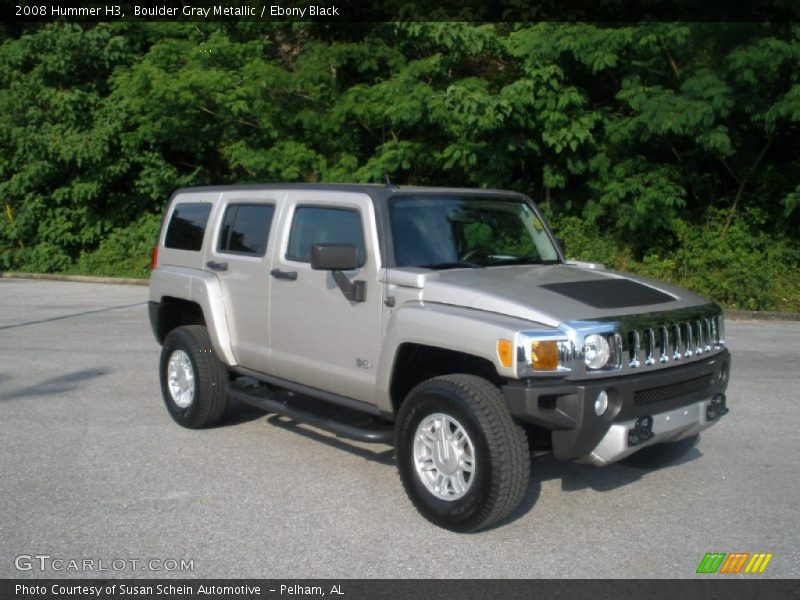 Boulder Gray Metallic / Ebony Black 2008 Hummer H3