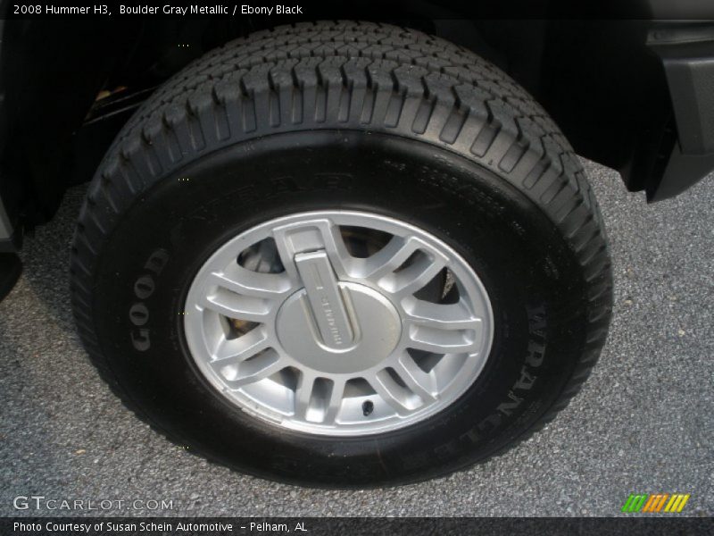 Boulder Gray Metallic / Ebony Black 2008 Hummer H3