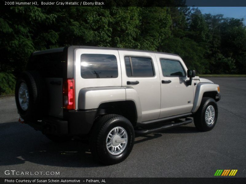 Boulder Gray Metallic / Ebony Black 2008 Hummer H3
