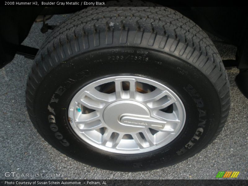 Boulder Gray Metallic / Ebony Black 2008 Hummer H3