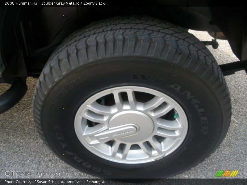 Boulder Gray Metallic / Ebony Black 2008 Hummer H3