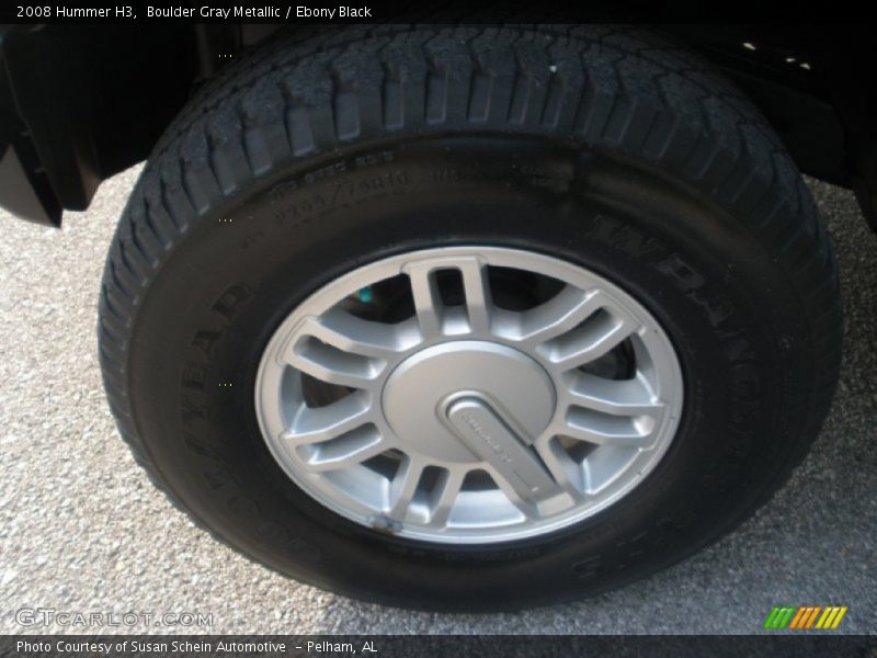 Boulder Gray Metallic / Ebony Black 2008 Hummer H3