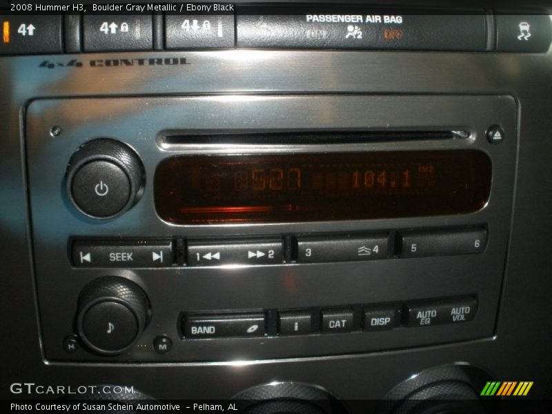 Boulder Gray Metallic / Ebony Black 2008 Hummer H3