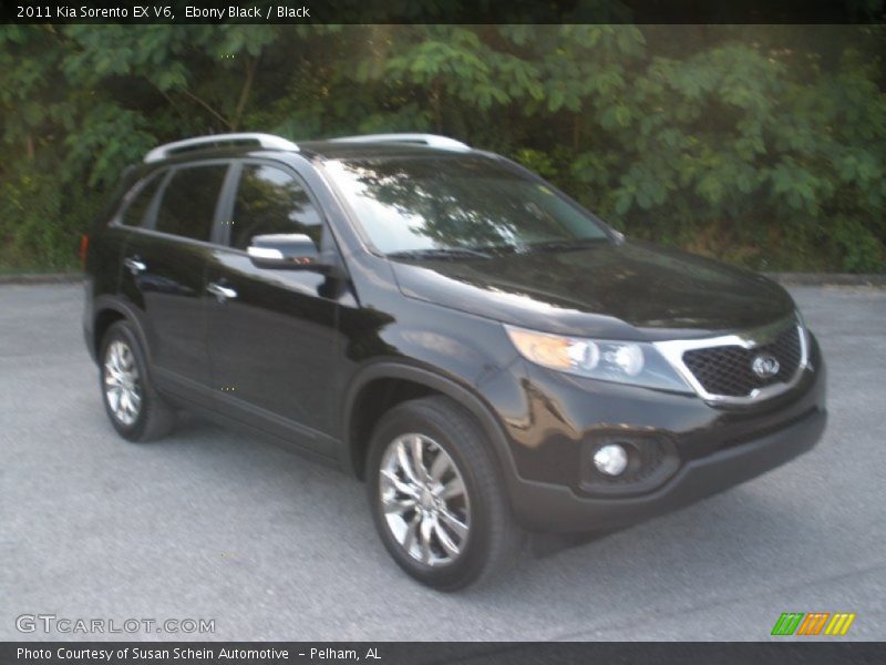 Ebony Black / Black 2011 Kia Sorento EX V6