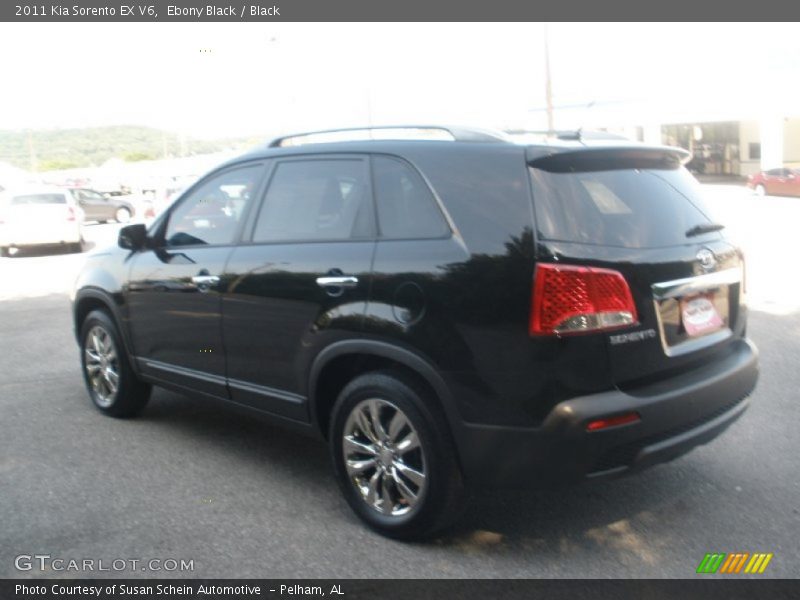 Ebony Black / Black 2011 Kia Sorento EX V6