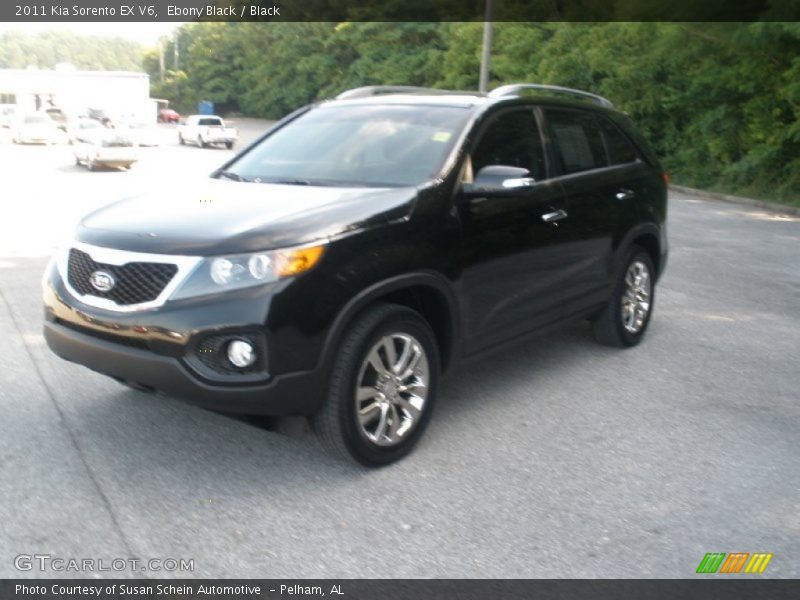 Ebony Black / Black 2011 Kia Sorento EX V6