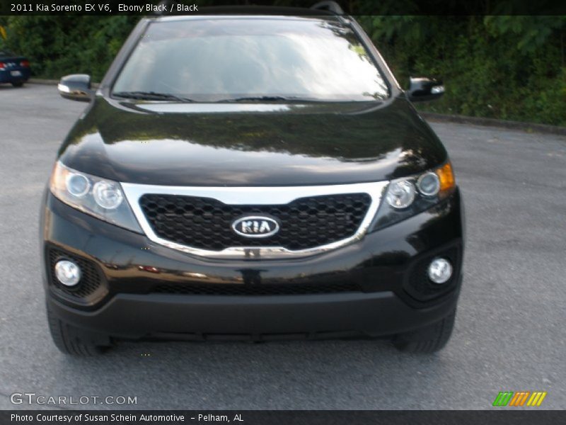 Ebony Black / Black 2011 Kia Sorento EX V6