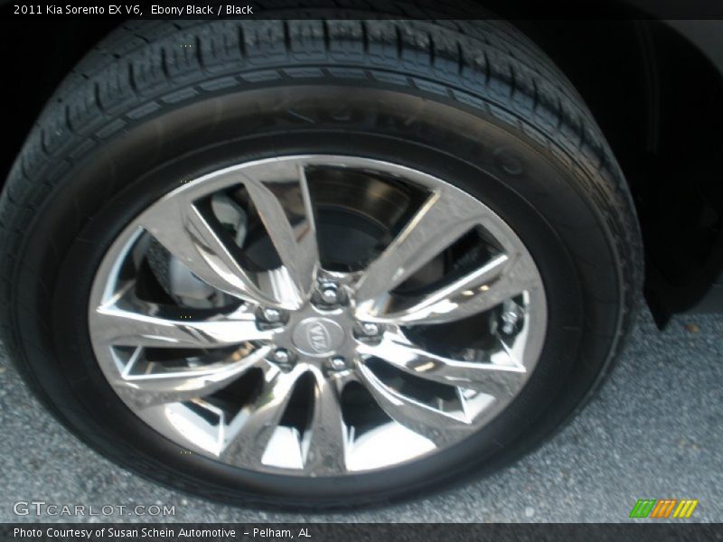 Ebony Black / Black 2011 Kia Sorento EX V6