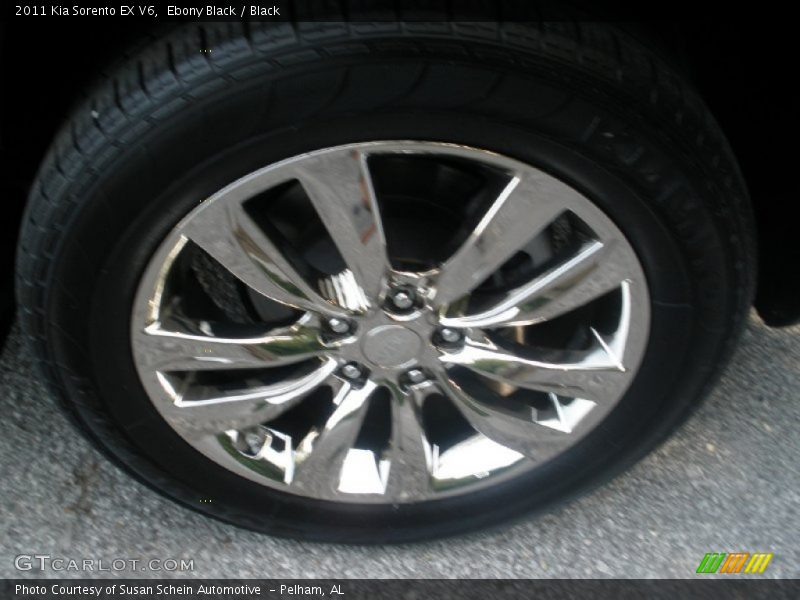 Ebony Black / Black 2011 Kia Sorento EX V6
