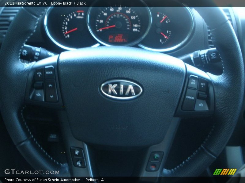 Ebony Black / Black 2011 Kia Sorento EX V6